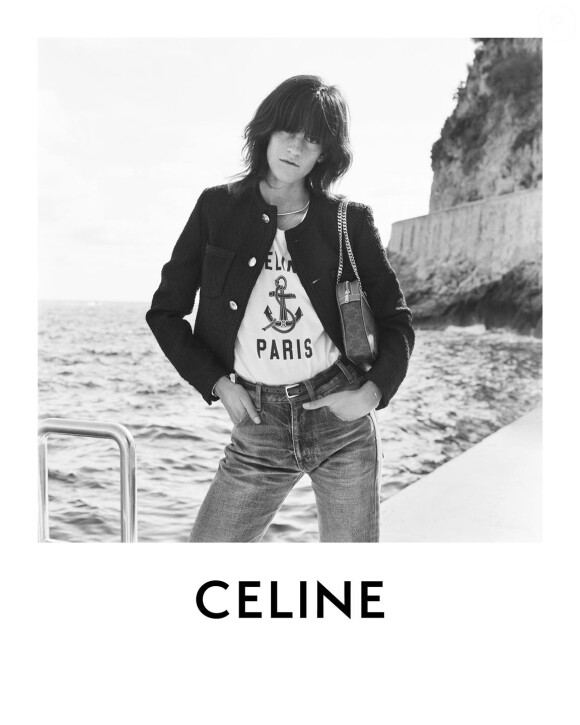 Suzanne Lindon, la fille de Sandrine Kiberlain, photographiée par Hedi Slimane pour CELINE. Septembre 2020.