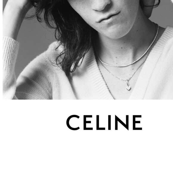Suzanne Lindon, la fille de Sandrine Kiberlain, photographiée par Hedi Slimane pour CELINE. Septembre 2020.