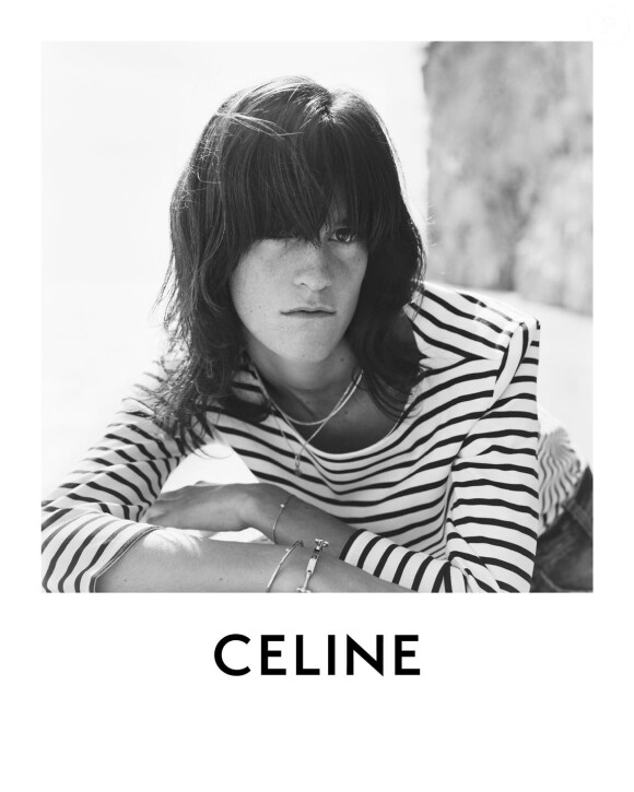 Suzanne Lindon, la fille de Sandrine Kiberlain, photographiée par Hedi Slimane pour CELINE. Septembre 2020.