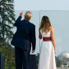 Le président américain Donald Trump et la première dame Melania Trump célèbrent la fête nationale à Washington, le 4 juillet 2020. 