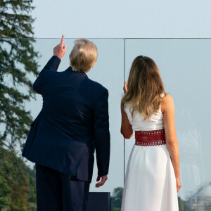 Le président américain Donald Trump et la première dame Melania Trump célèbrent la fête nationale à Washington, le 4 juillet 2020. 