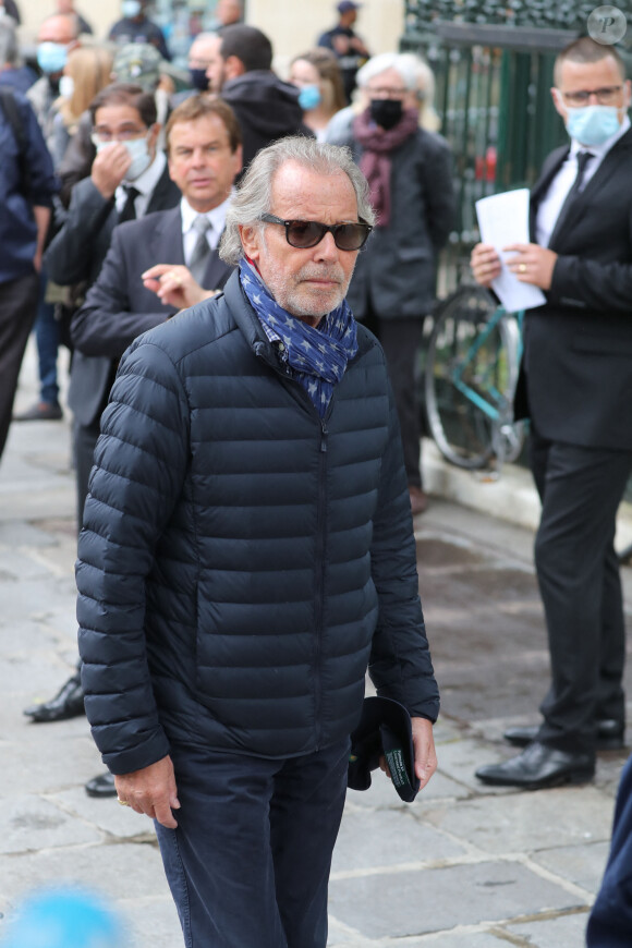 Michel Leeb - Hommage à Guy Bedos en l'église de Saint-Germain-des-Prés à Paris le 4 juin 2020.  