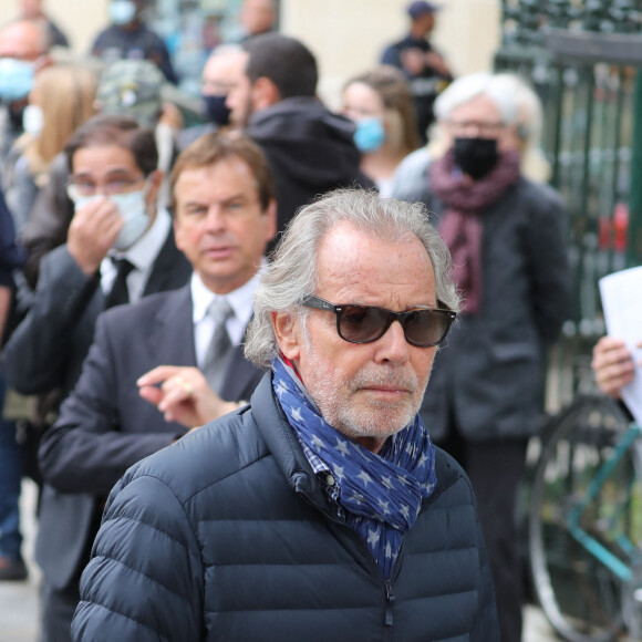 Michel Leeb - Hommage à Guy Bedos en l'église de Saint-Germain-des-Prés à Paris le 4 juin 2020.  