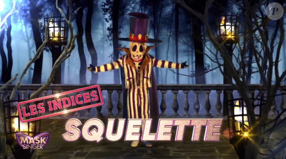 Le Squelette, émission "Mask Singer" du 17 octobre 2020.