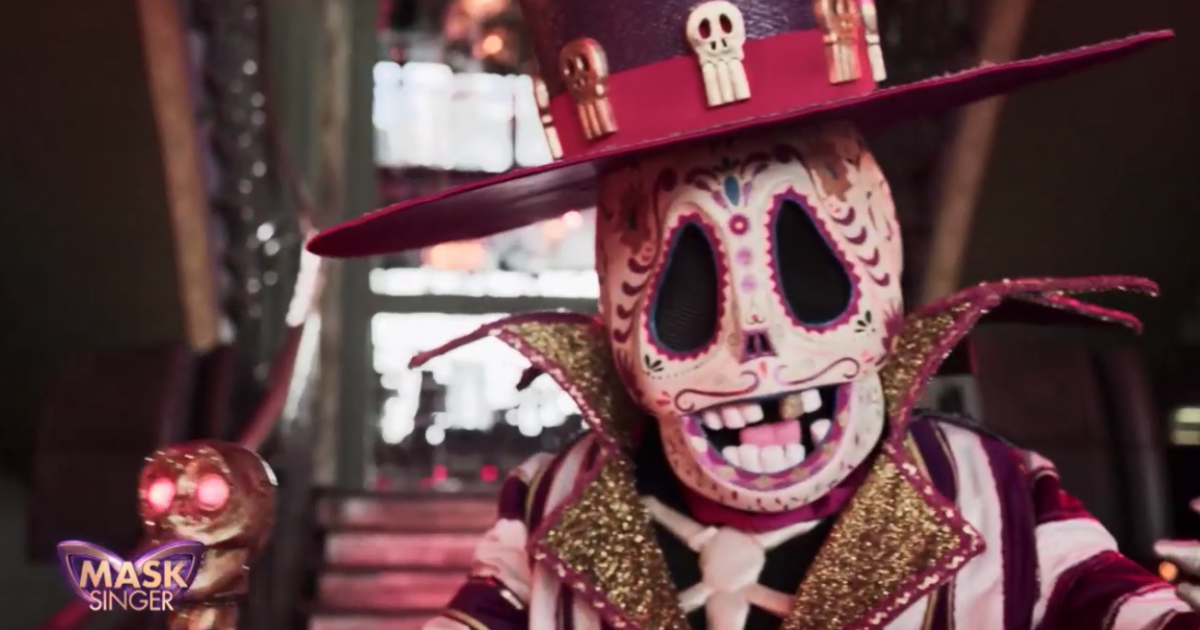 Le Squelette, émission Mask Singer du 17 octobre 2020. Purepeople