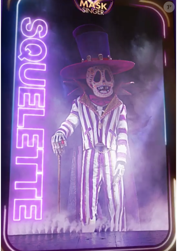 Le Squelette, émission "Mask Singer" du 17 octobre 2020.