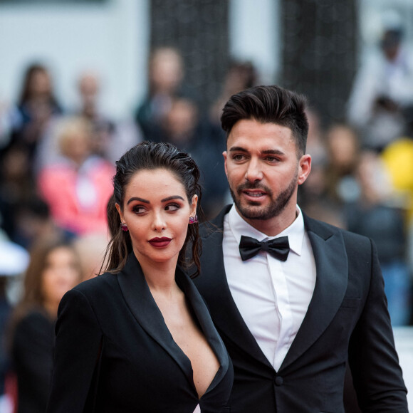 Thomas Vergara et sa femme Nabilla Benattia (enceinte) - Montée des marches du film "A Hidden Life" lors du 72ème Festival International du Film de Cannes. Le 19 mai 2019 © Jacovides-Moreau / Bestimage