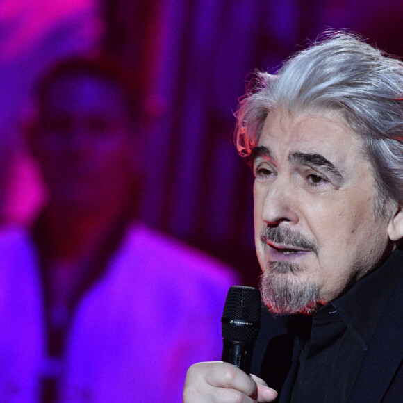 Exclusif - Serge Lama lors de l'enregistrement de la dernière des "Années Bonheur" présentée par Patrick Sébastien à Saint-Denis le 12 février 2019. © Giancarlo Gorassini / Bestimage