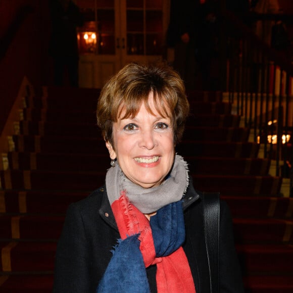 Catherine Laborde - Générale de la pièce "A droite, à gauche" au Théâtre des Variétés à Paris le 12 octobre 2016. © Coadic Guirec/Bestimage