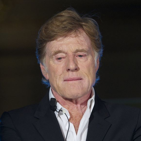 Robert Redford lors de la presentation de la chaine "Sundance Channel" a Madrid. 