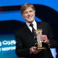 Robert Redford reçoit le prix d'honneur récompensant l'ensemble de sa carrière au 18ème Festival International du Film de Marrakech le 06 décembre 2019. ©Romual Maigneux / Bestimage   