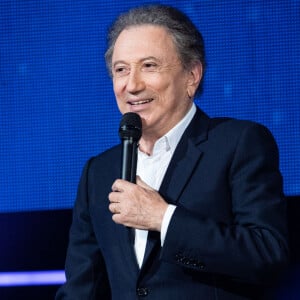 Exclusif - Michel Drucker - Enregistrement de l'émission "Le grand show de l'humour - Les 50 comiques préférés des français 2020" au Palais des Sports de Paris, qui sera diffusée le 22 février sur France 2. Le 10 février 2020 © Cyril Moreau / Bestimage