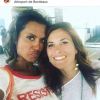 Aurélia de "L'amour est dans le pré" avec Karine Le Marchand, photo Instagram du 15 juillet 2020