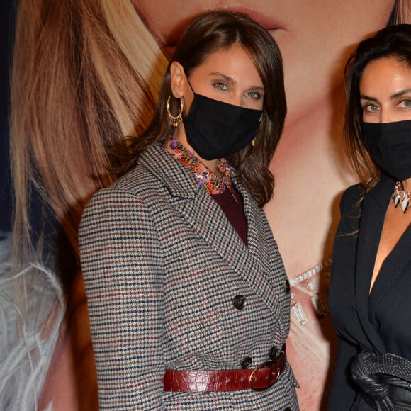 Exclusif - Ophélie Meunier et Valérie Messika assistent à la présentation de la nouvelle collection de Haute Joaillerie "Valérie Messika by Kate Moss" à l'hôtel de Crillon à Paris, lors de la fashion week. Le 5 octobre 2020. © Veeren / Bestimage