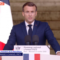 Hommage à Samuel Paty : Édouard Philippe, François Hollande... Emotion autour du président