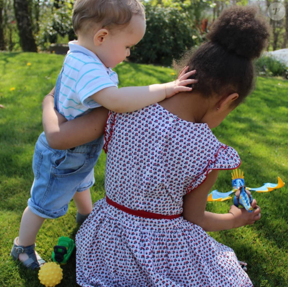 Louane et Raphaël, les deux enfants de Aude (L'amour est dans le pré) - Instagram, 13 avril 2020