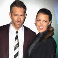 Ryan Reynolds et sa femme Blake Lively à la première de "A Simple Favor" à New York, le 10 septembre 2018.   
