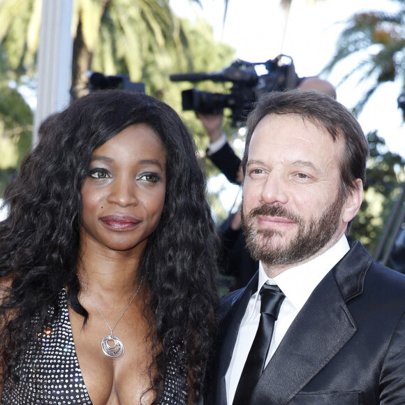 Samuel Le Bihan et Daniela Beye - Montée des marches du film "Inside Out" (Vice-Versa) lors du 68 ème Festival International du Film de Cannes, à Cannes le 18 mai 2015. 
