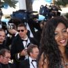 Samuel Le Bihan et Daniela Beye - Montée des marches du film "Inside Out" (Vice-Versa) lors du 68 ème Festival International du Film de Cannes, à Cannes le 18 mai 2015. 