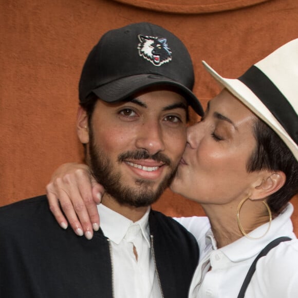 Cristina Cordula son fils Enzo - Personnalités au village lors des internationaux de France de Roland Garros à Paris, le 30 mai 2017. © - Dominique Jacovides - Cyril Moreau/ Bestimage