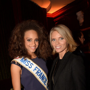 Alicia Aylies (Miss France 2017), Sylvie Tellier - Soirée d'inauguration de l'Hôtel Fouquet's Barrière à Paris le 14 septembre 2017.  © Rachid Bellak/Bestimage