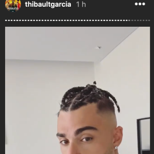 Thibault Garcia dévoile sa nouvelle coupe de cheveux déjantée - Instagram, 25 octobre 2020