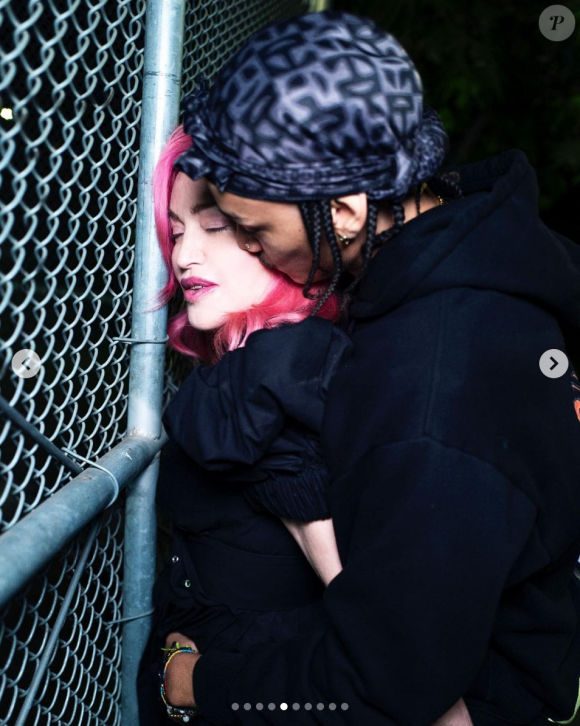 Madonna et son compagnon Ahlamalik Williams photographiés par Ricardo Gomes.
