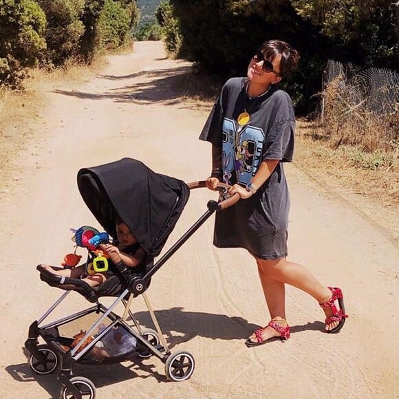 Alizée et sa fille Maggy sur Instagram, le 19 juillet 2020.