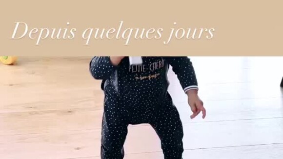 Maggy, la fille d'Alizée, fait ses premiers pas sur Instagram. Le 30 octobre 2020.