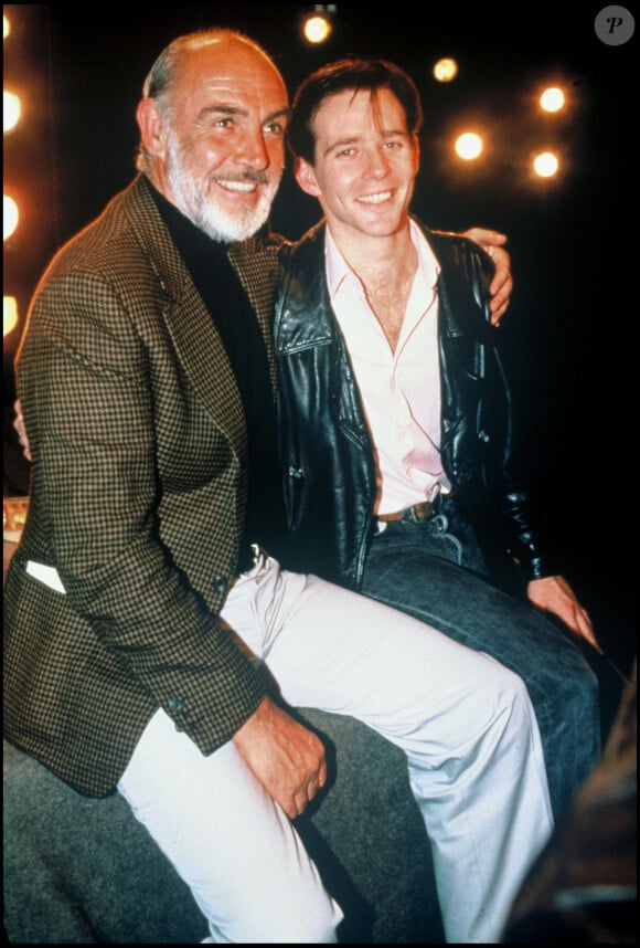Archives- Sean Connery et son fils Jason en 1996. 
