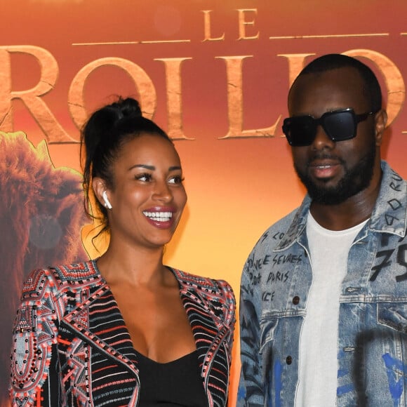 Naissance - Maïtre Gims papa pour la cinquième fois - Maitre Gims et sa femme Demdem Djuna - Projection exceptionnelle du nouveau Disney "Le Roi Lion" au Grand Rex à Paris le 11 juillet 2019. © Coadic Guirec/Bestimage