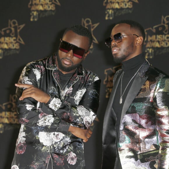 Maitre Gims, Dadju - 20ème cérémonie des NRJ Music Awards au Palais des Festivals à Cannes. Le 10 novembre 2018 © Christophe Aubert via Bestimage