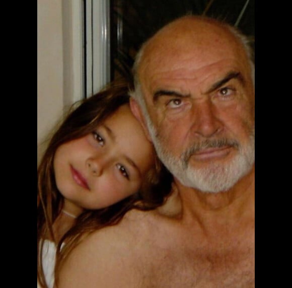 Saskia Connery, la petite fille de Sean Connery, lui rend hommage sur Instagram pour son anniversaire. Le 25 août 2019.