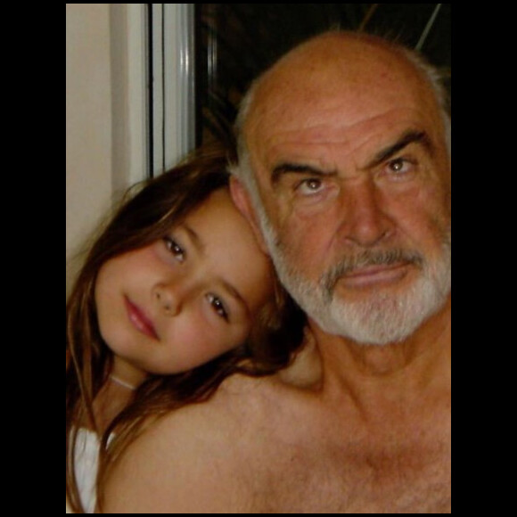 Saskia Connery, la petite fille de Sean Connery, lui rend hommage sur Instagram pour son anniversaire. Le 25 août 2019.