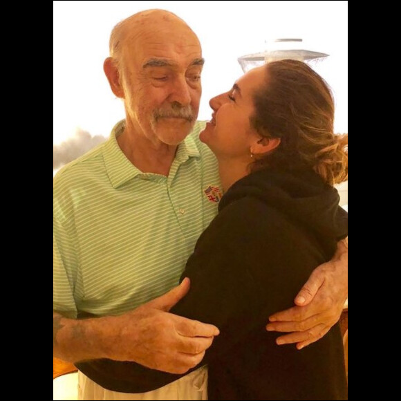 Saskia Connery, la petite fille de Sean Connery, lui rend hommage sur Instagram pour son anniversaire. Le 25 août 2019.