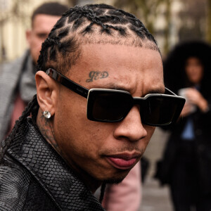 Tyga - Arrivées au défilé de mode prêt-à-porter automne-hiver 2020/2021 "Mugler" à Paris. Le 26 février 2020 © Federico Pestellini / Panoramic / Bestimage