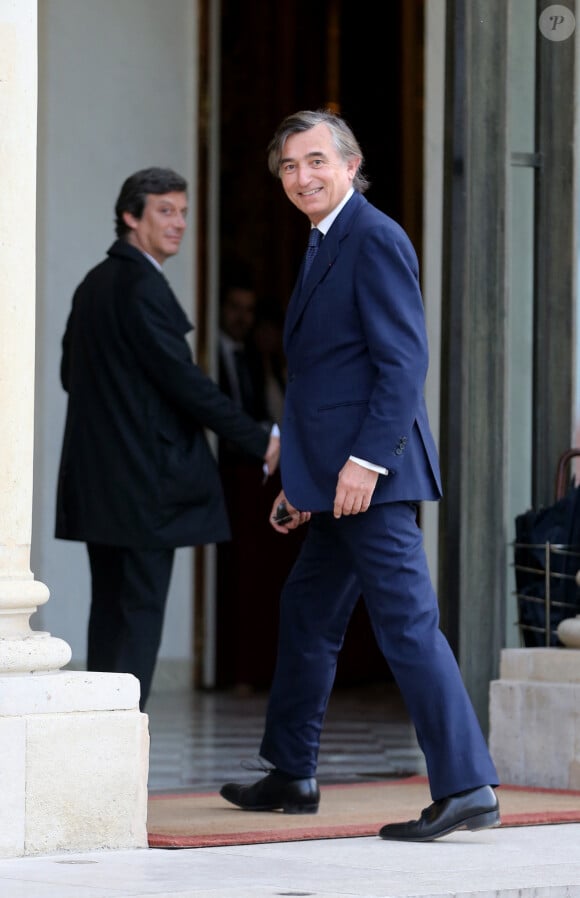 Philippe Douste-Blazy - Dîner officiel au Palais de l'Elysée, en l'honneur de Mr Shinzo Abe, Premier ministre du Japon à Paris le 5 mai 2014.