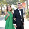 Philippe Douste-Blazy et sa femme Marie-Laure - Philippe Douste-Blazy rencontre Gilles Jacob lors du 72ème Festival International du Film de Cannes, le 23 mai 2019.
