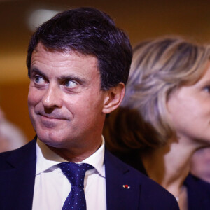 Manuel Valls, Valérie Pécresse - Inauguration du centre européen du Judaïsme à Paris le 29 octobre 2019. © Hamilton/Pool/Bestimage