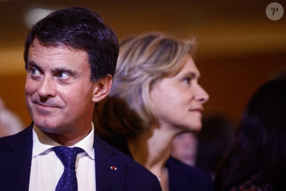 Manuel Valls, Valérie Pécresse - Inauguration du centre européen du Judaïsme à Paris le 29 octobre 2019. © Hamilton/Pool/Bestimage