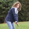 Exclusif - Manuela Lopez lors de l'opération "Golf pour tous", organisé par l'association Balles Blanches à l'occasion de la premiere edition du "Festival Écran Jeunesse" de Lourdes le 25 octobre 2020.