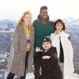 Exclusif - Carole Richert, David Baiot, Samuel Allain Abitol et Chabname Zariab - Les people visitent le Pic du Midi à 3000 mètres d'altitude dans les Pyrénnées à l'occasion du "Festival Écran Jeunesse" de Lourdes, le 25 octobre 2020.