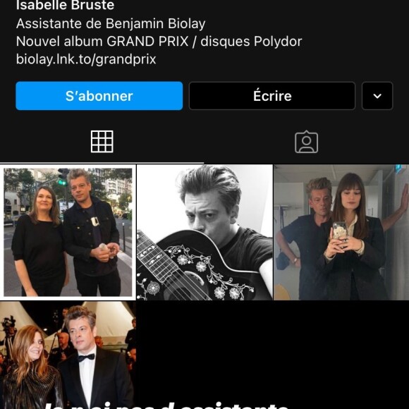Benjamin Biolay a dénoncé cette femme se disant son assistante, sur Instagram.