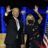 Le président-élu Joe Biden et la première-dame, Jill Biden, à Wilmington dans le Delaware. Discours de campagne. photo by Andrew Harnik/UPI/ABACAPRESS.COM