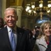 Joe Biden et sa femme Dr. Jill Biden - Investiture du 45e président des Etats-Unis Donald Trump à Washington DC le 20 janvier 2017