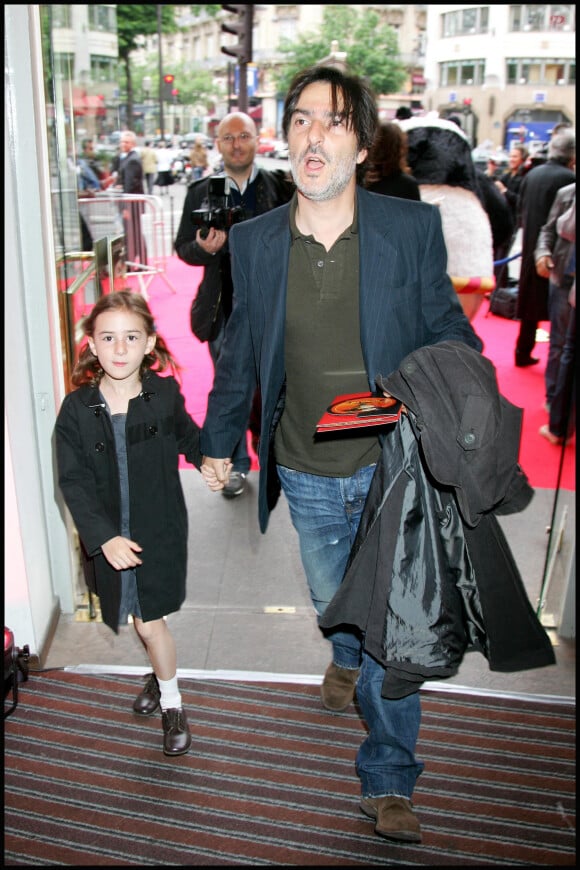 Yvan Attal et sa fille Alice à Paris en 2008.