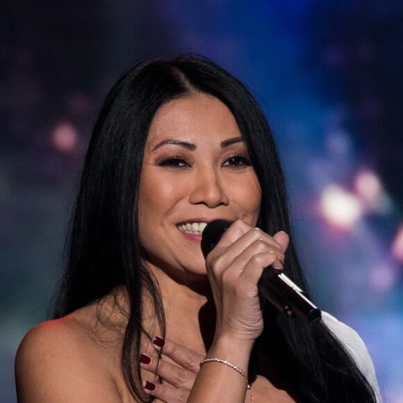 Exclusif - Anggun - Enregistrement de l'émission "La Boîte à secrets 3" à Paris, présentée par F.Bollaert, et qui sera diffusée le 7 février sur France 3. Le 22 janvier 2020 © Tiziano Da Silva / Bestimage