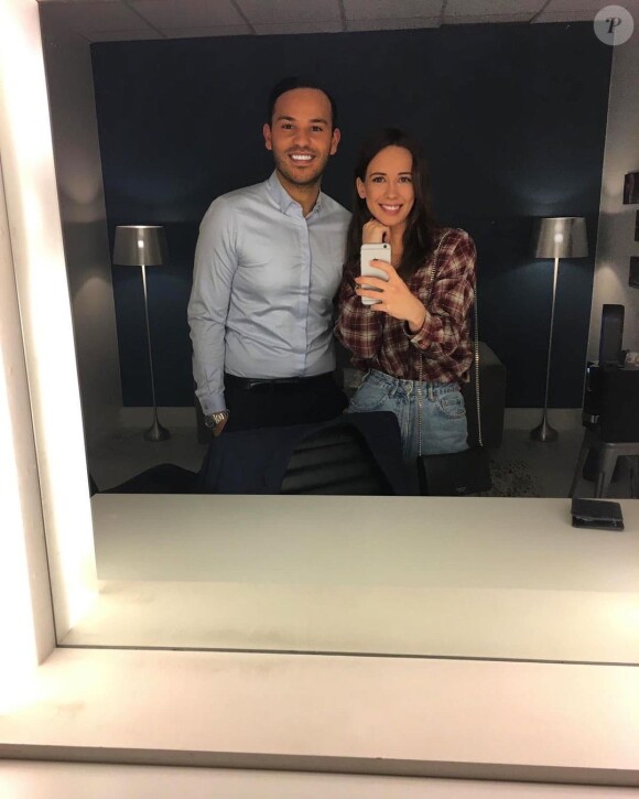 Mohamed Bouhafsi, journaliste sportif spéciale dans le football, présente sa compagne la belle Angeline.