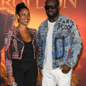 Maitre Gims et sa femme Demdem Djuna - Projection exceptionnelle du nouveau Disney "Le Roi Lion" au Grand Rex à Paris le 11 juillet 2019. © Coadic Guirec/Bestimage