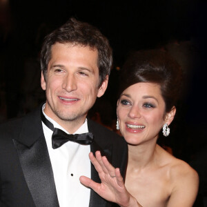 Guillaume Canet et sa compagne Marion Cotillard lors du 66 eme Festival du film de Cannes, le 20 mai 2013.